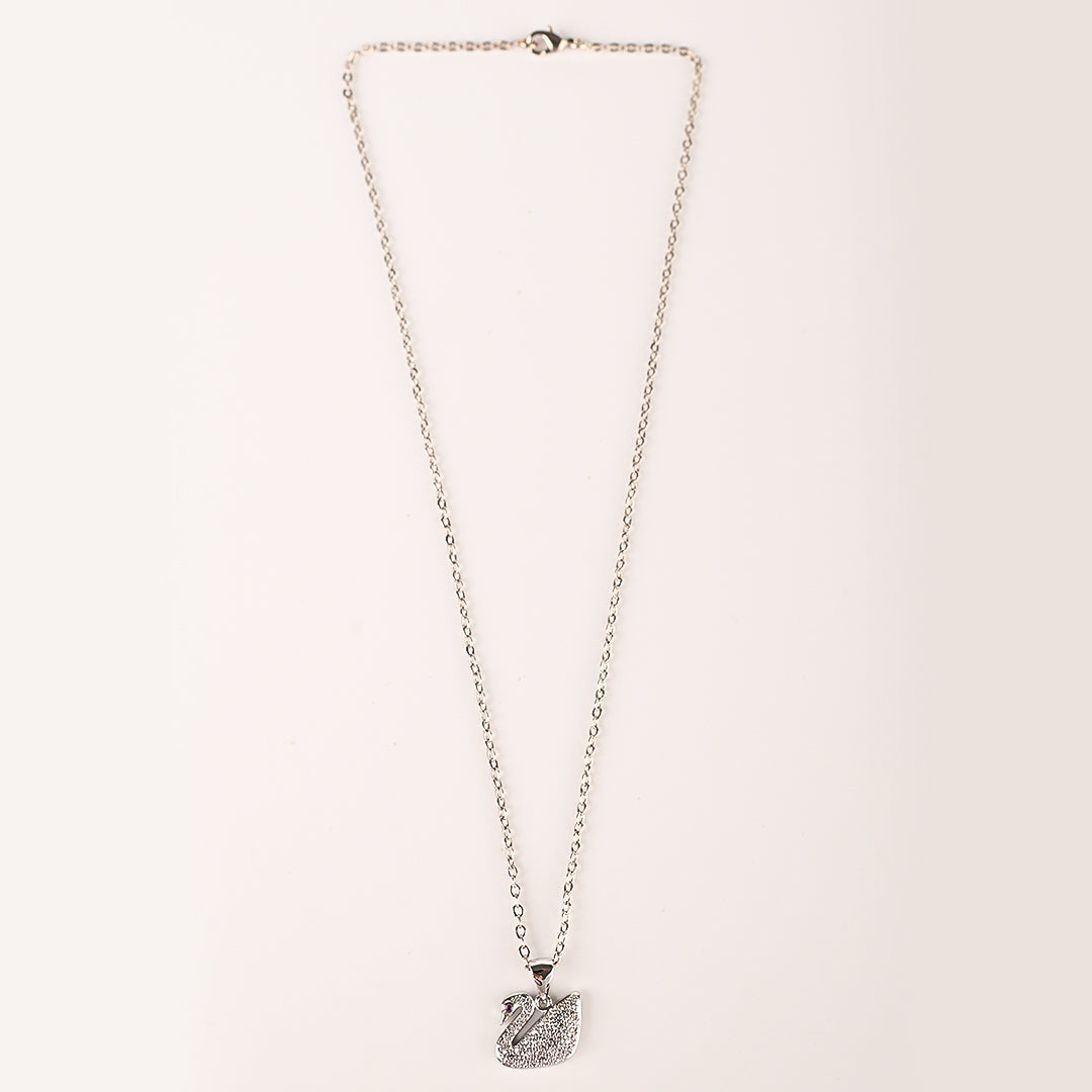CZ-266 | Silver Duck Necklace
