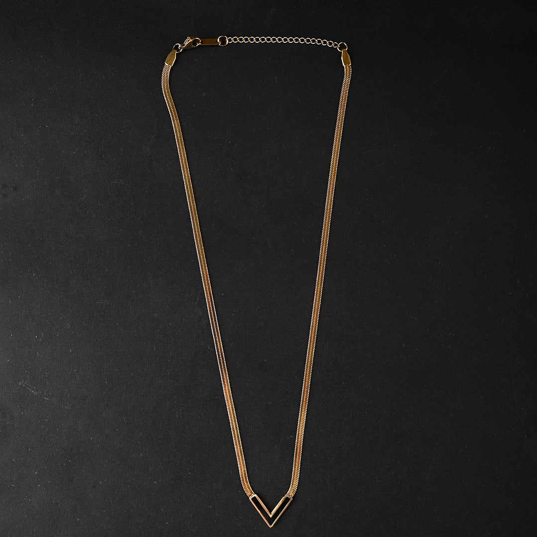 CZ-251 | V Shape Necklace
