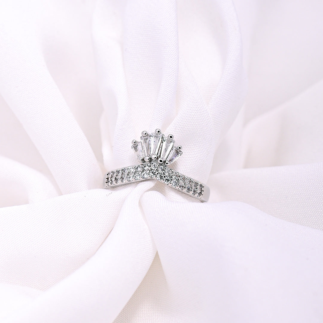 CZ-326 | Crown Ring