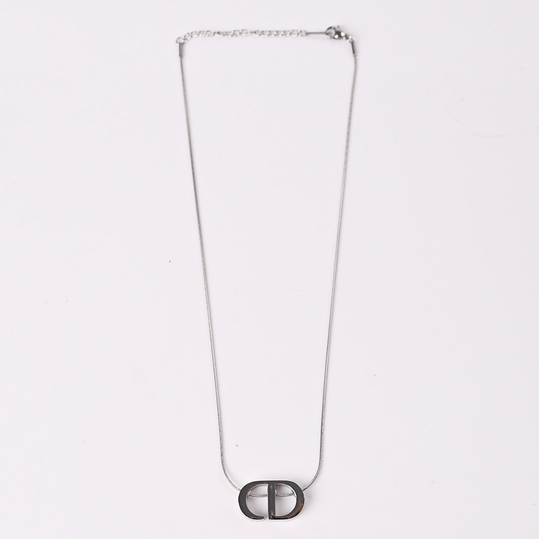 CZ-123 | Silver CD Necklace