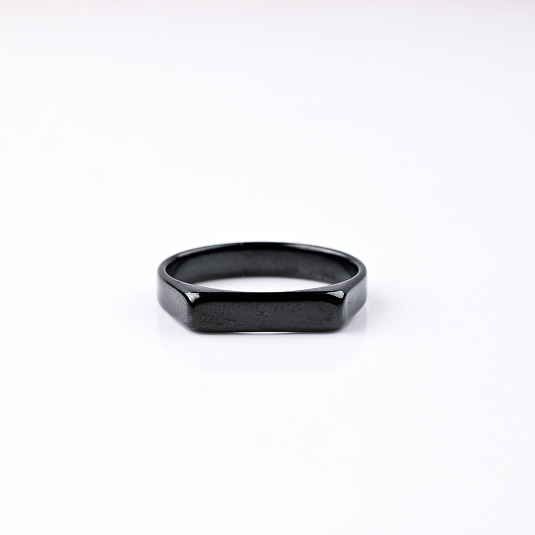 CM-006 | Signet Ring - Black