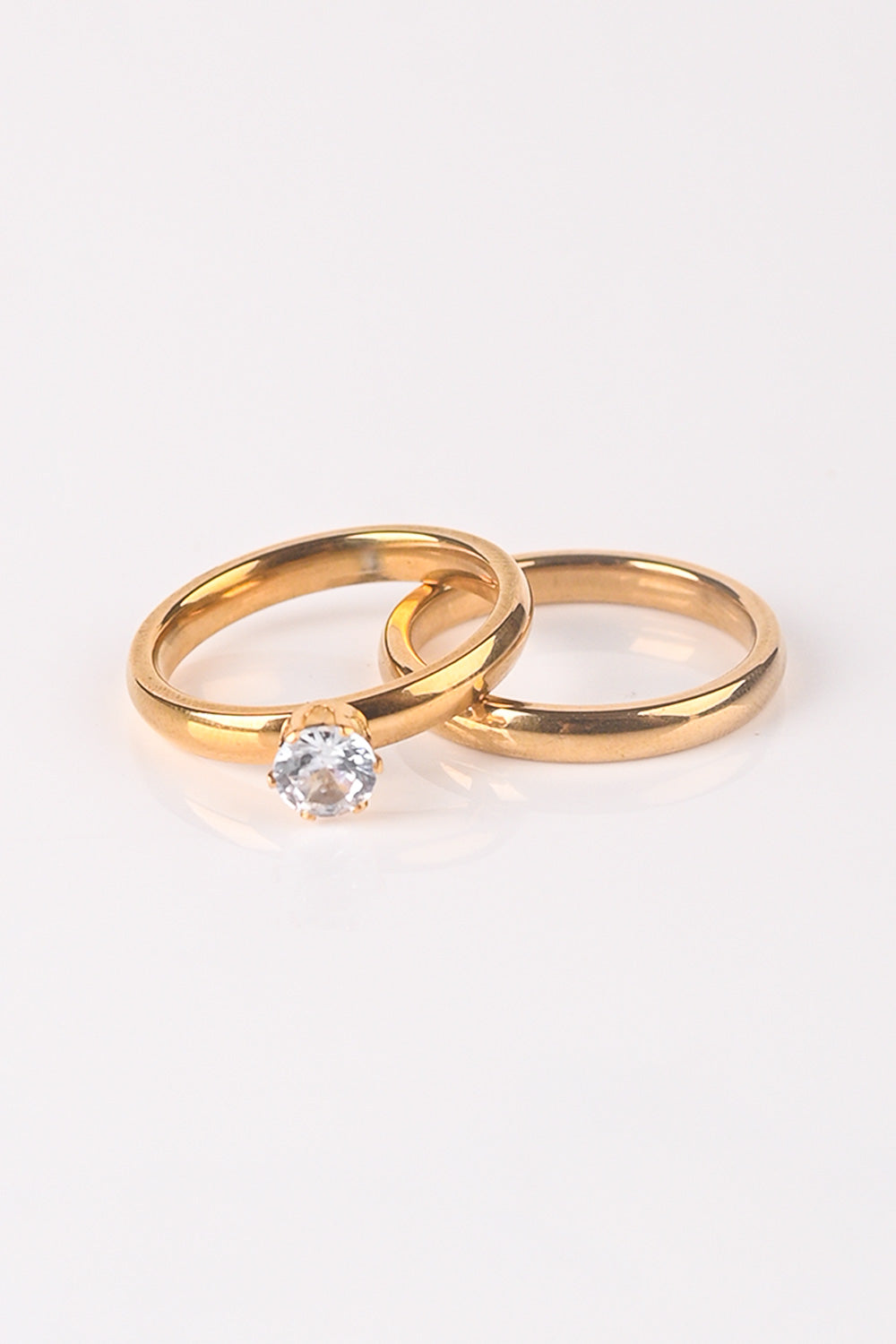 CZ-286 | Engagement Double Ring