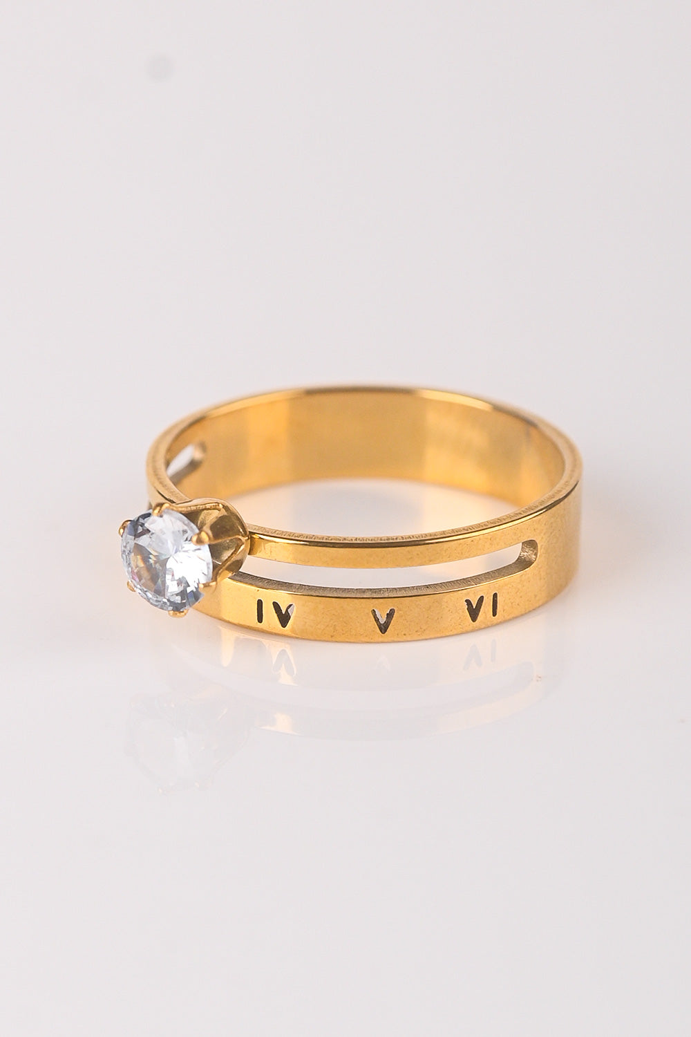 CZ-287 | Double SS Ring