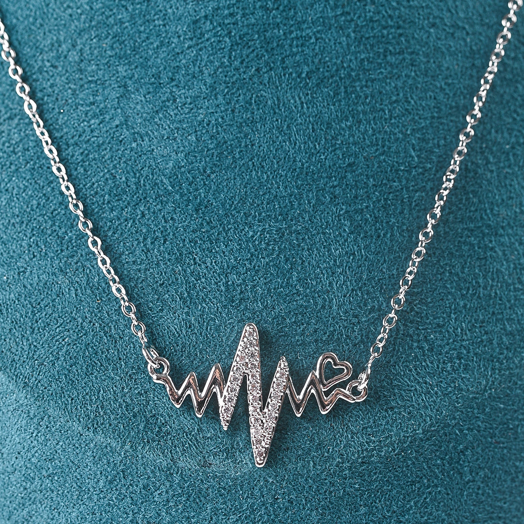 CZ-309 | Heart Beat Necklace