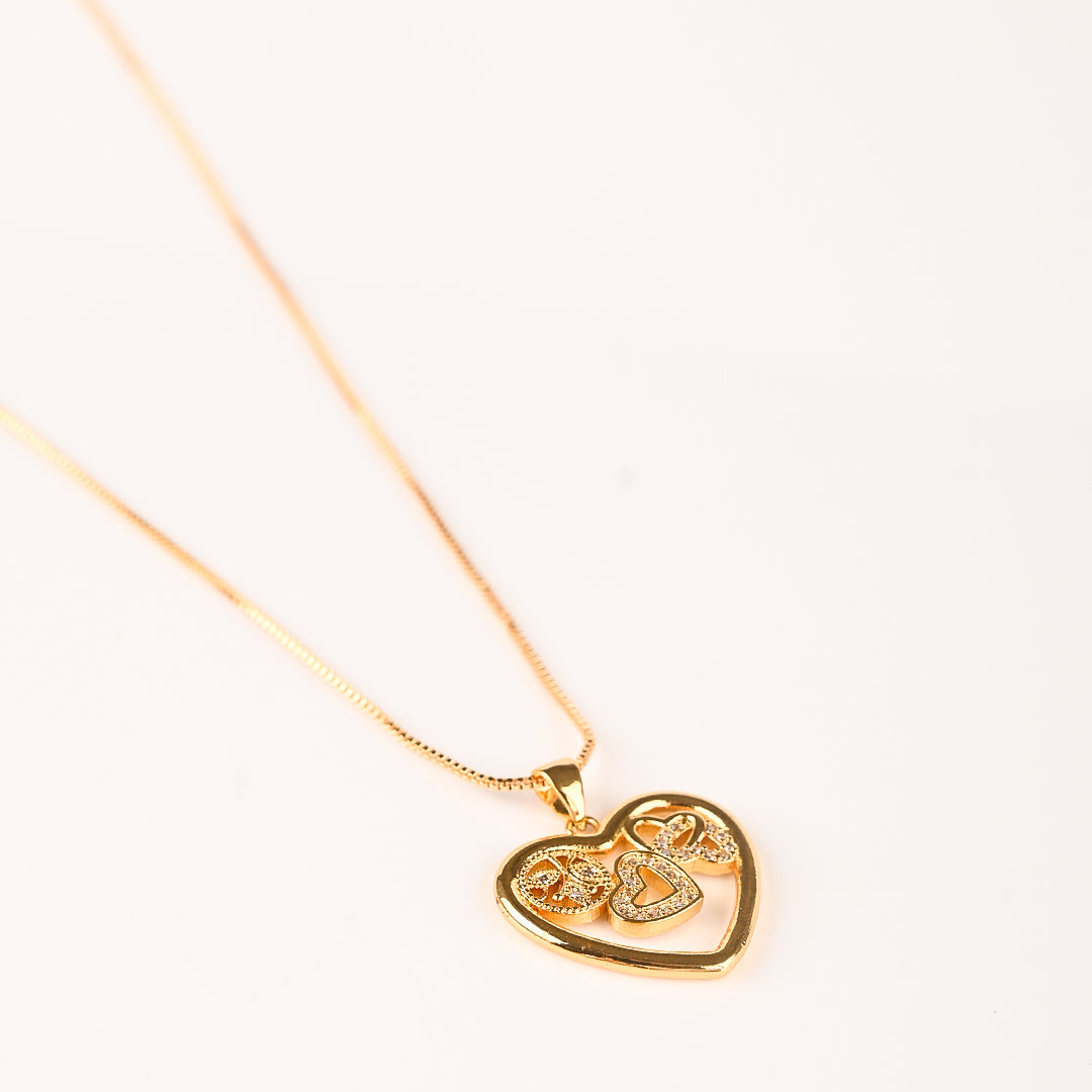 CZ-267 | Heart Necklace
