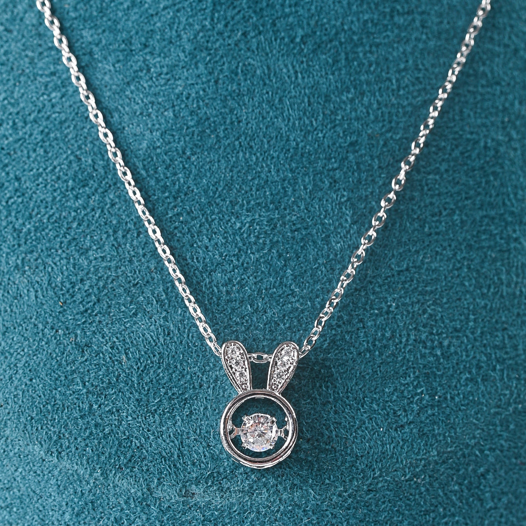 CZ-308 | Bunny Stone Necklace