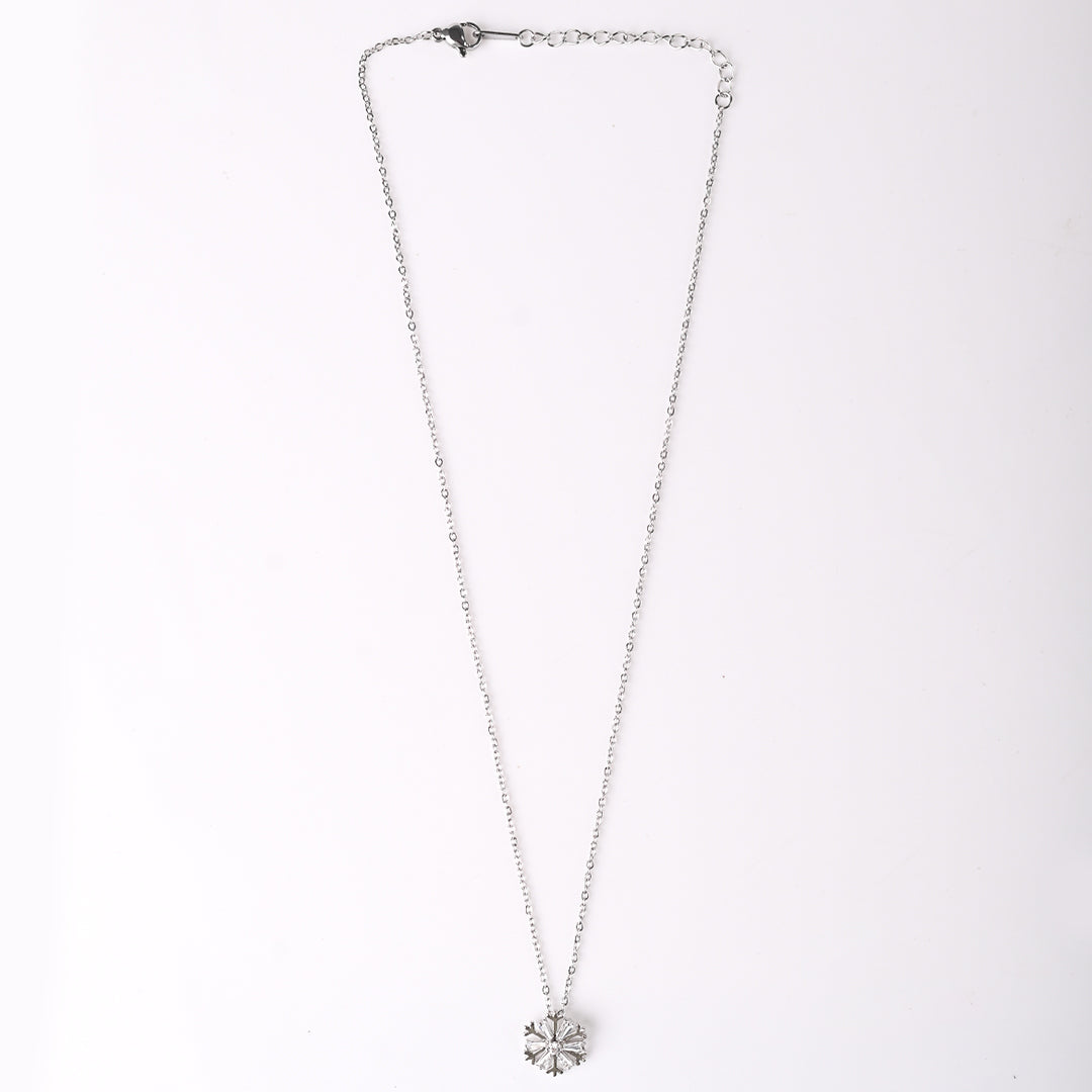 CZ-228 | Snow Flake Necklace