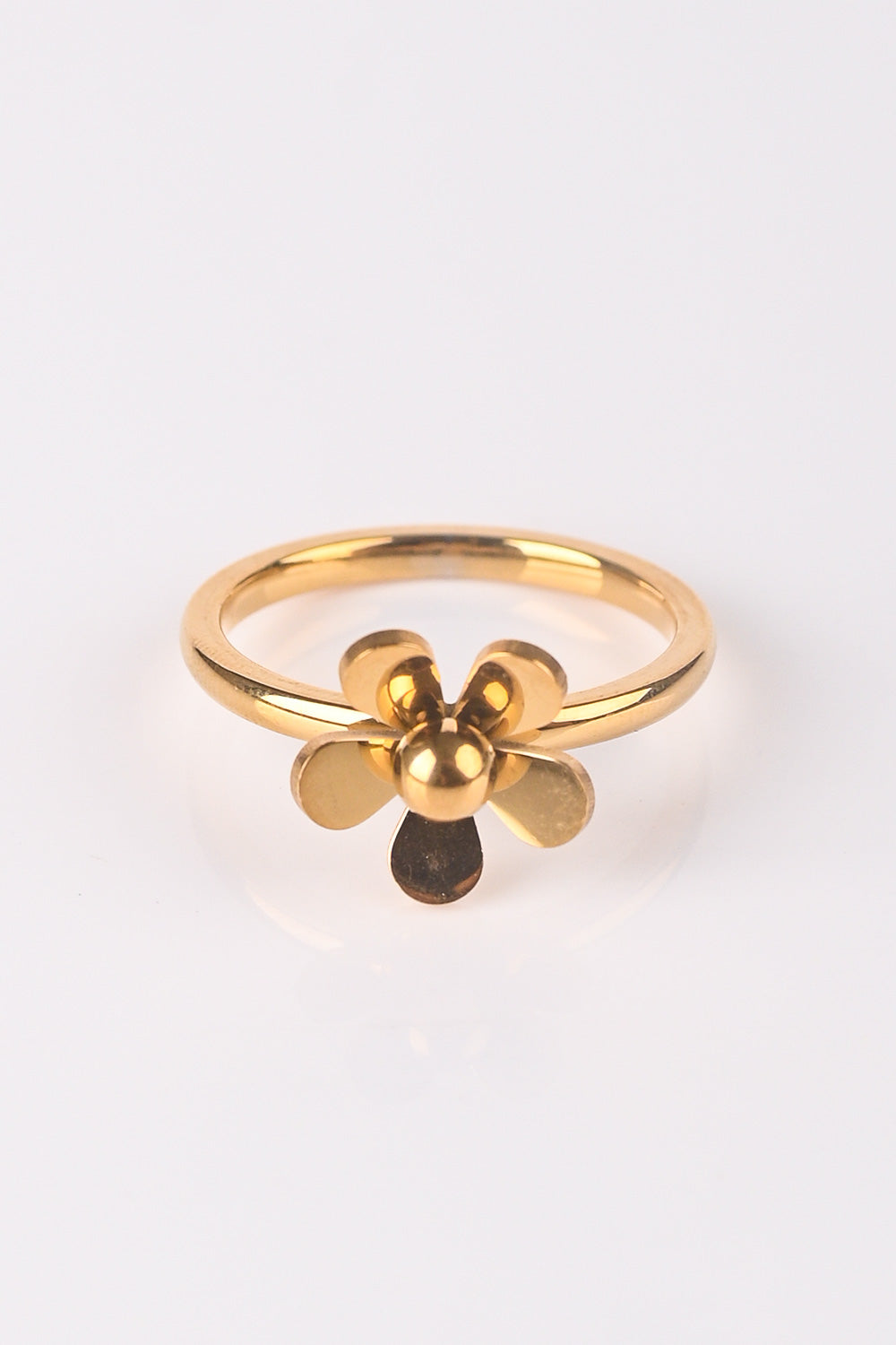 CZ-292 | SS Flower Ring