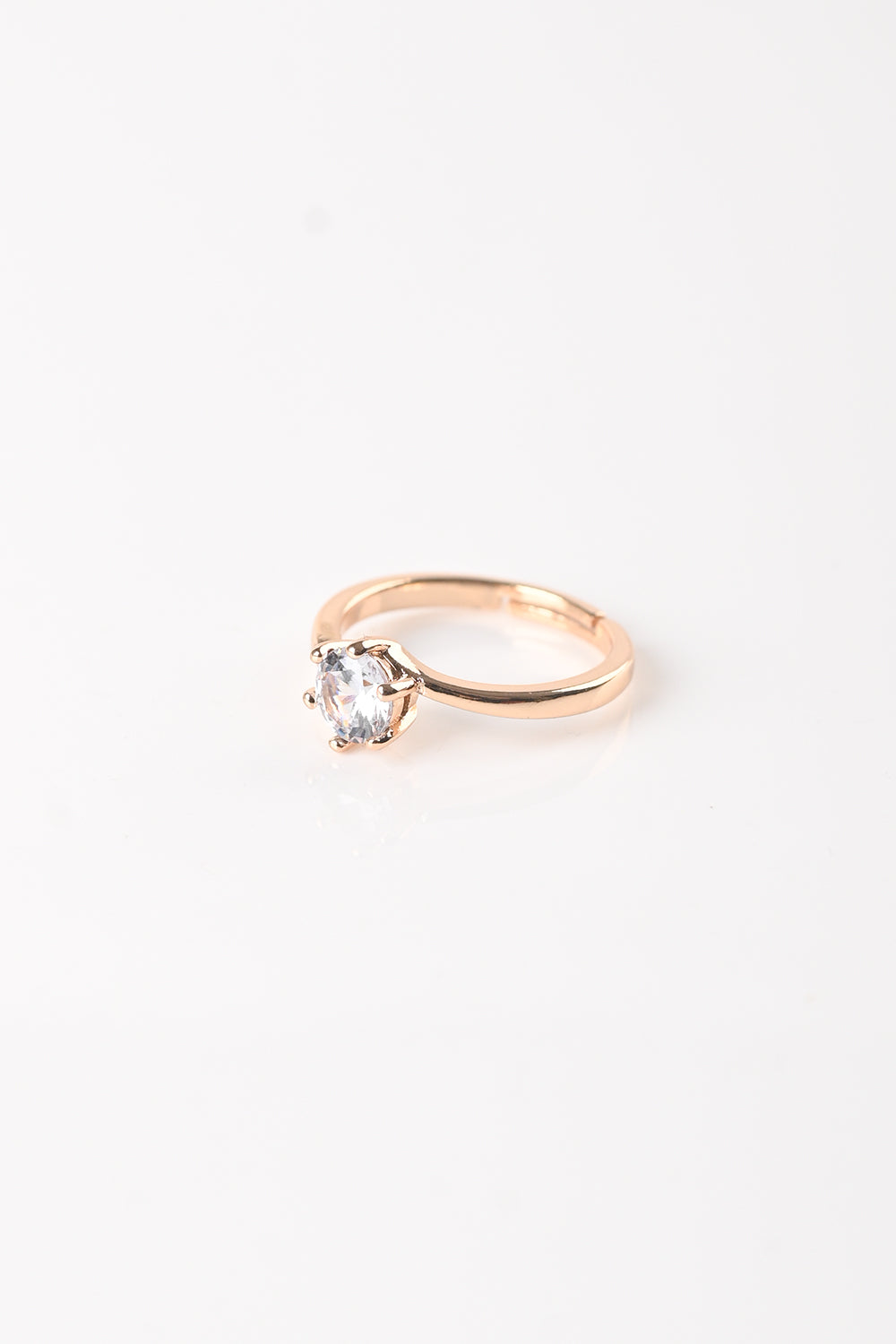 CZ-183 | one stone zircon ring