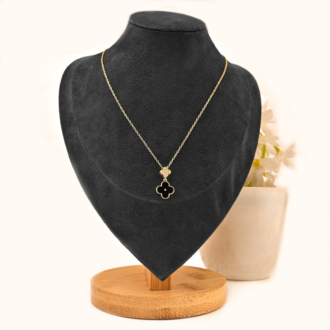 CZ-397 | Clover Necklace