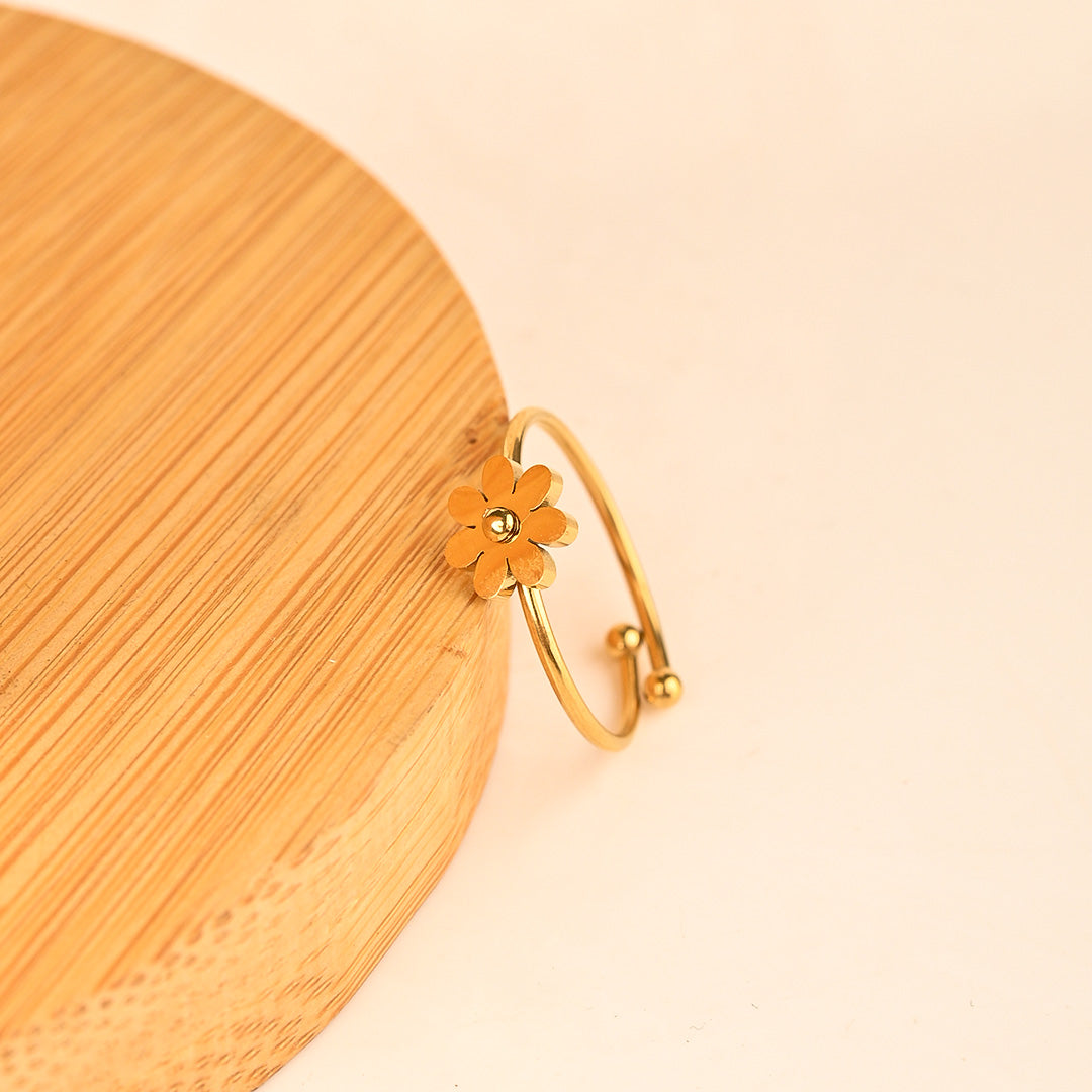 CZ-437 | Flower Ring