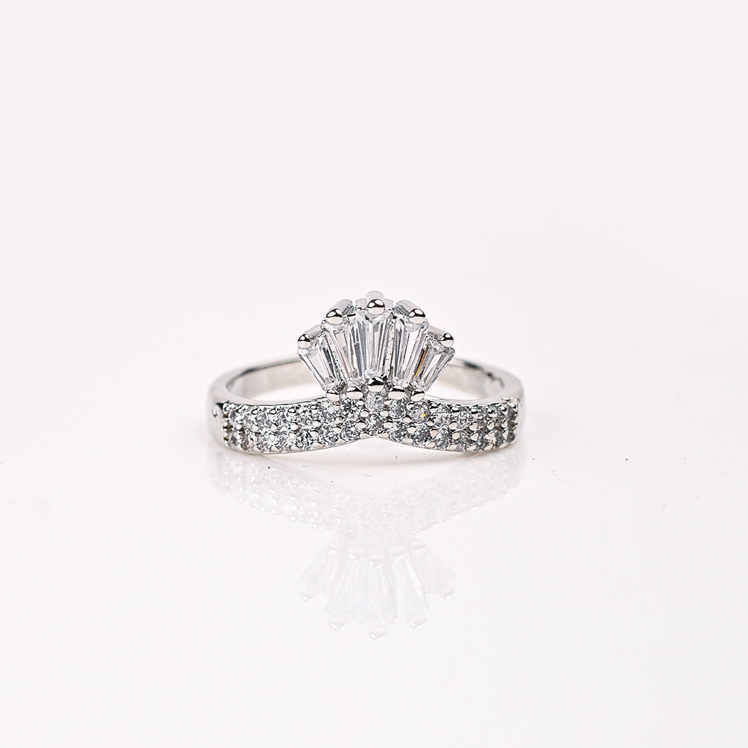 CZ-326 | Crown Ring
