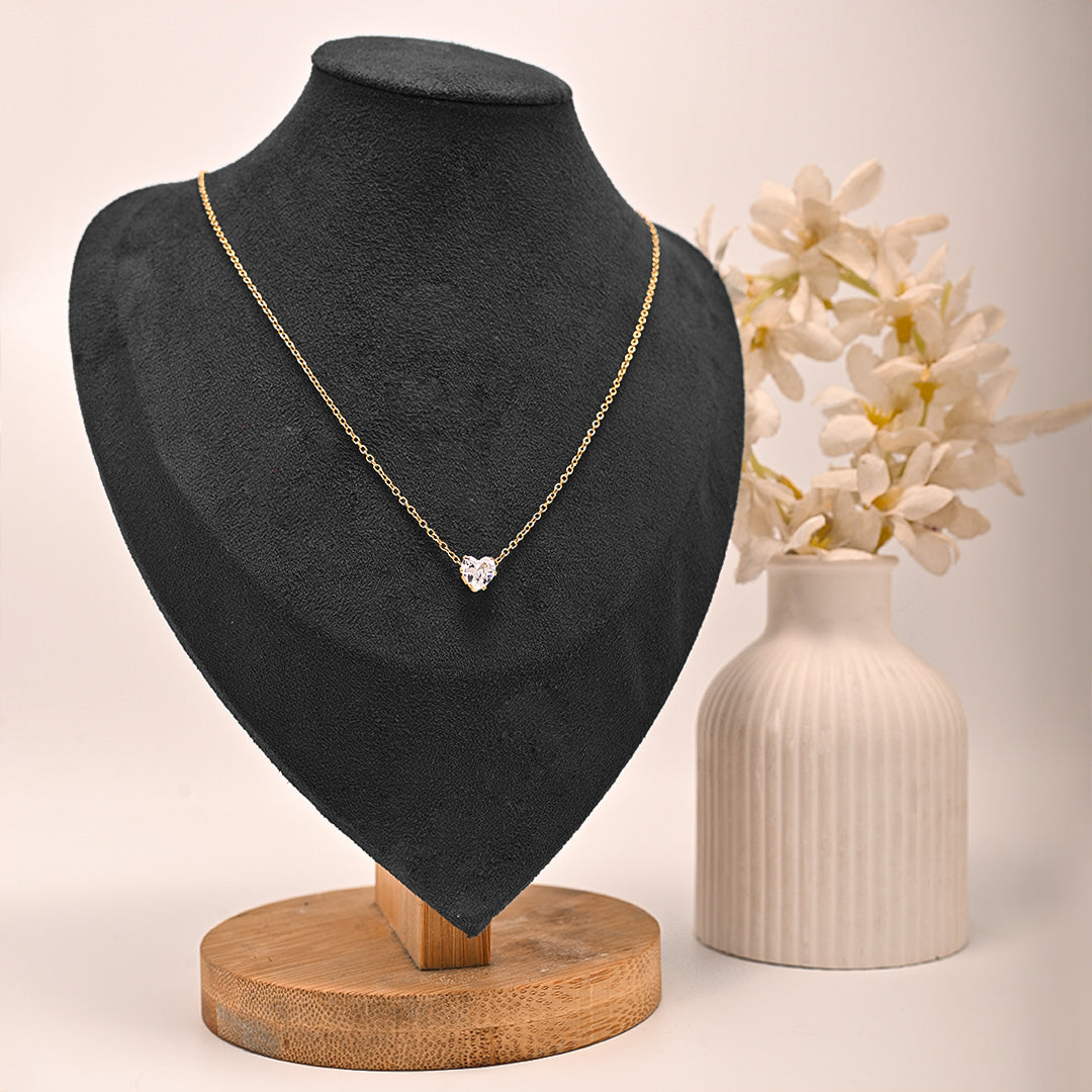 CZ-478 | Heart Necklace
