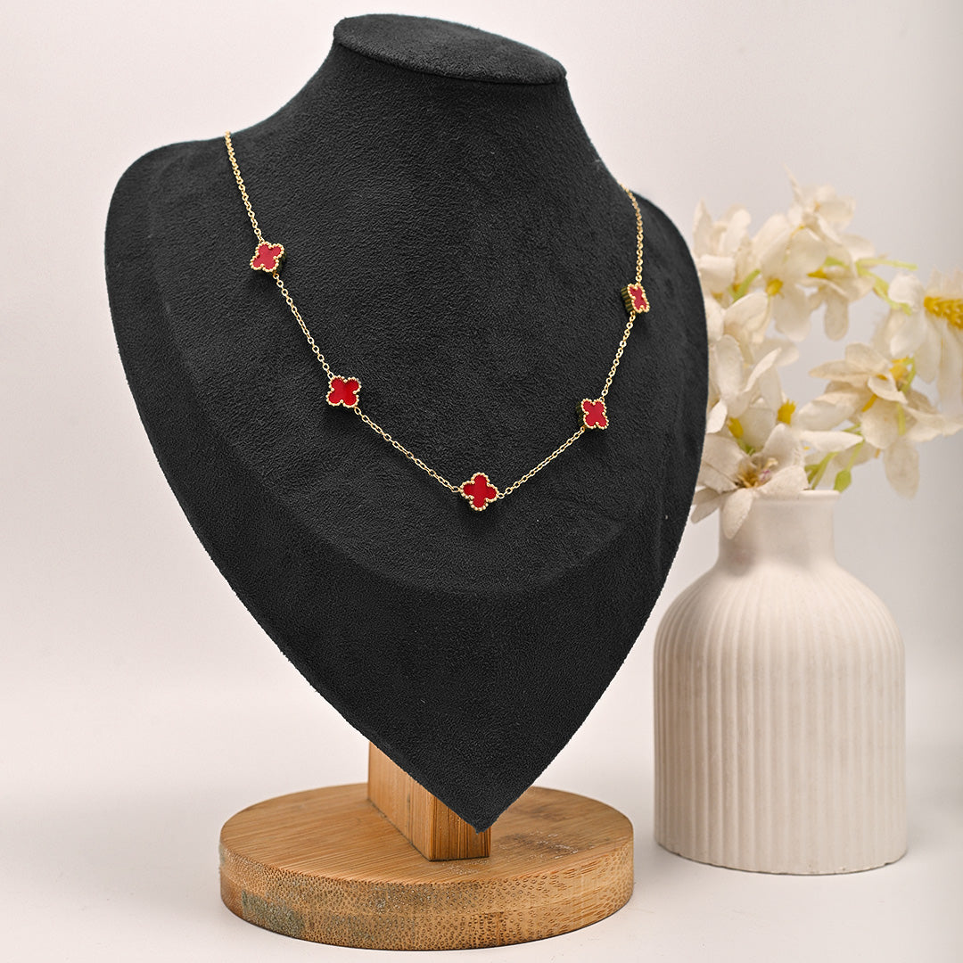 CZ-490 | Clover Necklace