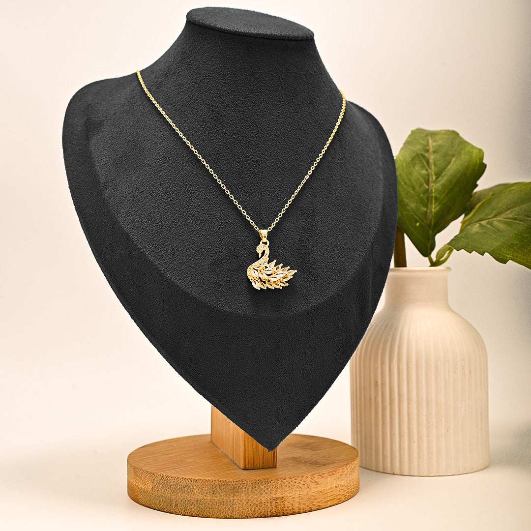 CZ-498 | Swan Necklace