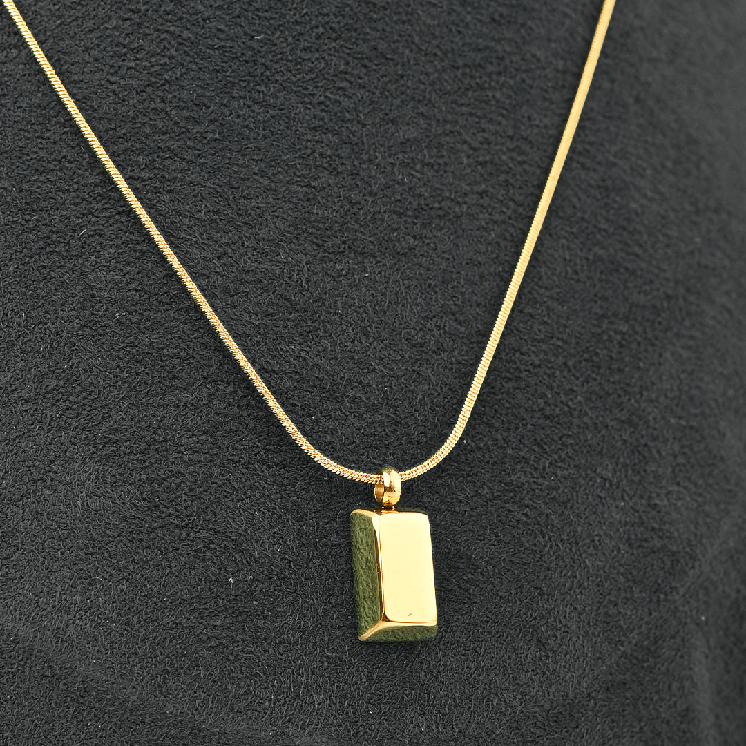 CZ-434 | Rectangle Necklace