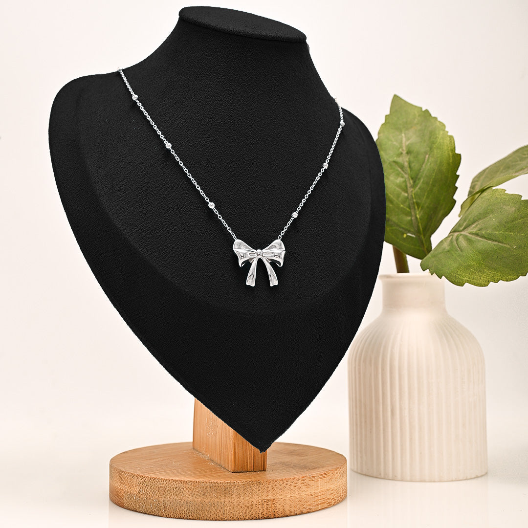 CZ-426 | Bow Necklace