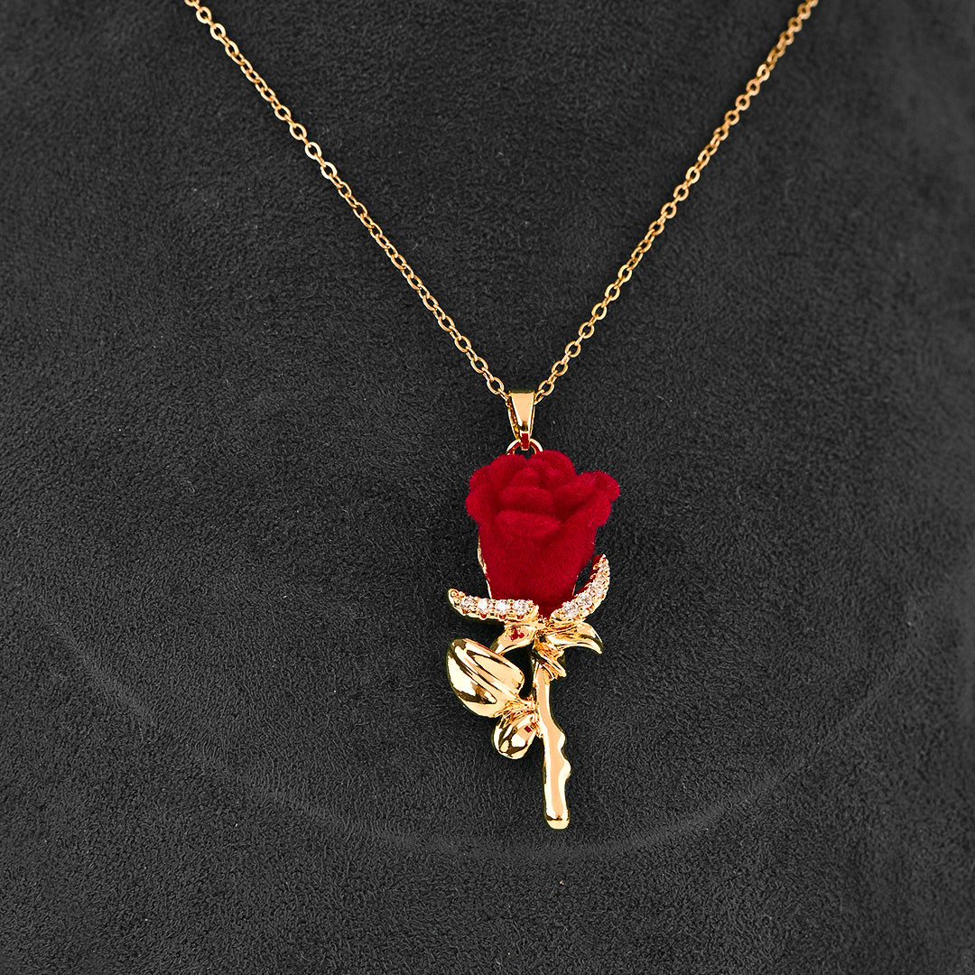 CZ-458 | Rose Necklace
